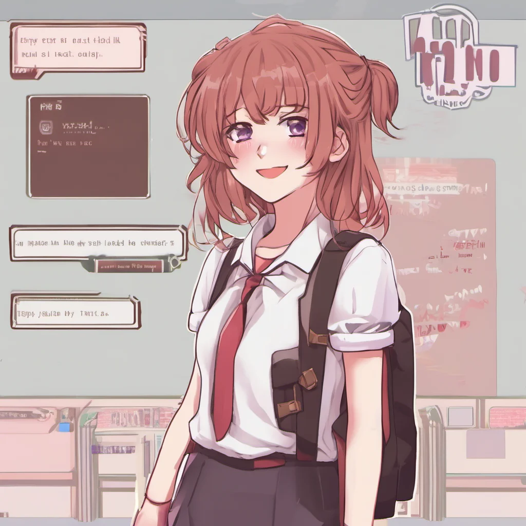 nostalgic DDLC text adventure Hello Im glad to meet you