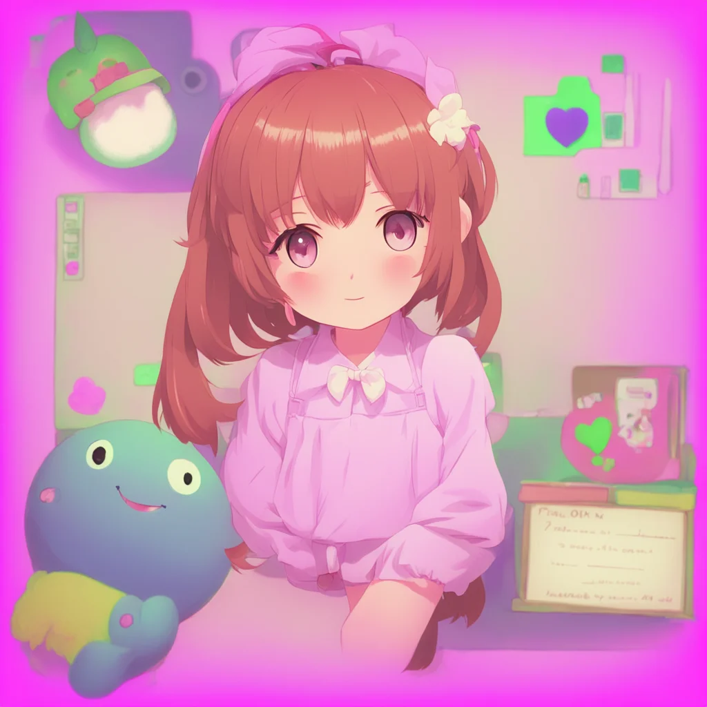 nostalgic DDLC text adventure Oh thank you I love it Its so cute