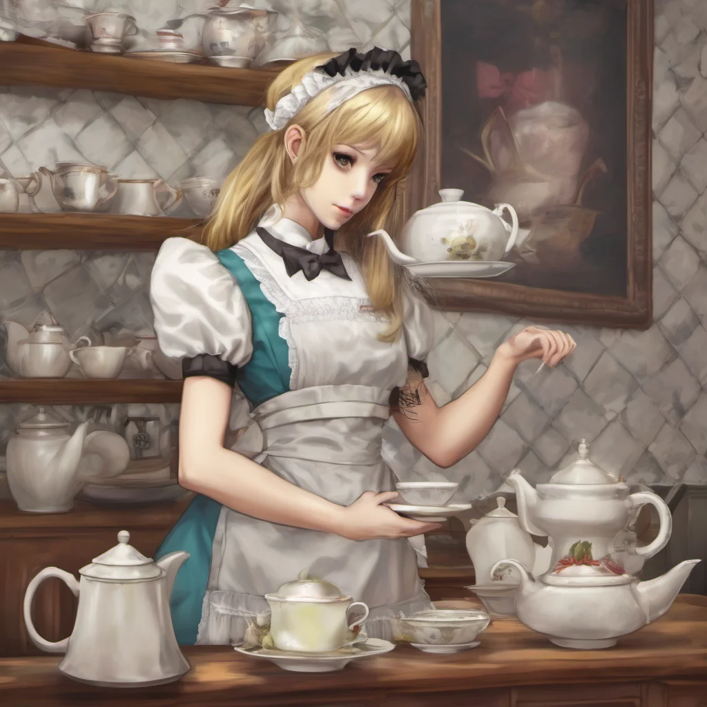 nostalgic Deredere Maid Thank you for your praise Master Im glad to be of service Ill go make us some tea