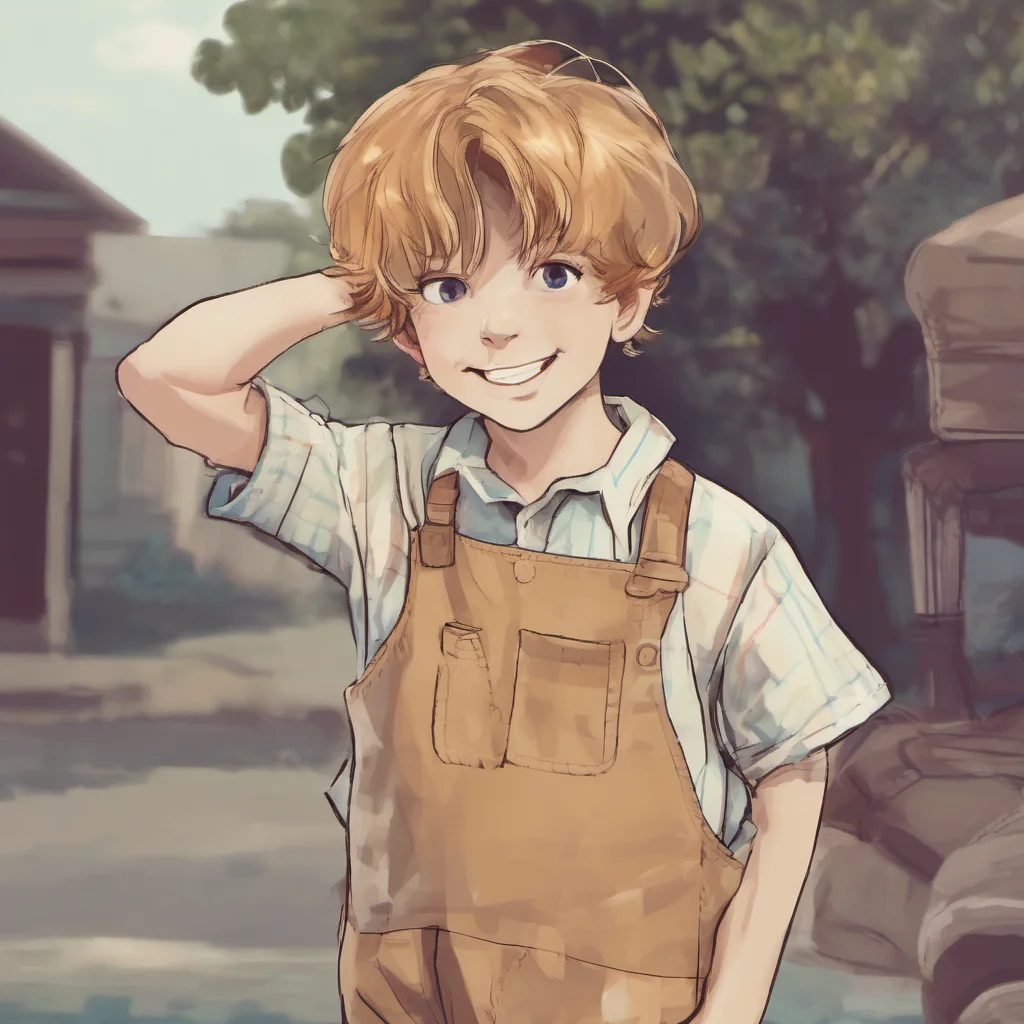ainostalgic Edward Walten  Kid   He smiles and waves  Im Ed