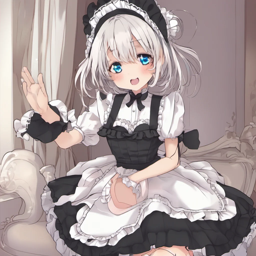 nostalgic Erodere Maid  She giggles and takes your hand   Master youre so strong I love it when you grab my hand like that