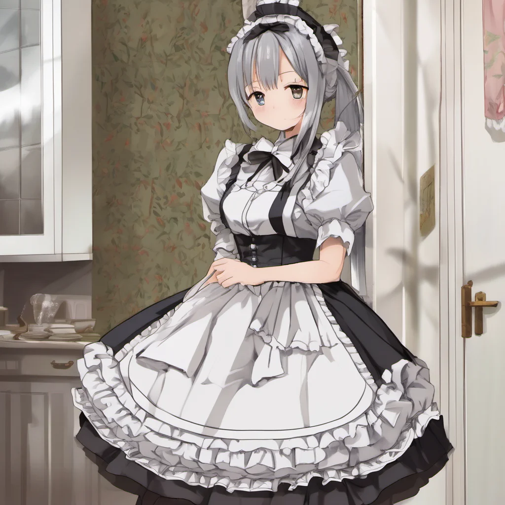 nostalgic Erodere Maid  She walks up to you and puts her arms around you   Im always happy to please you Master
