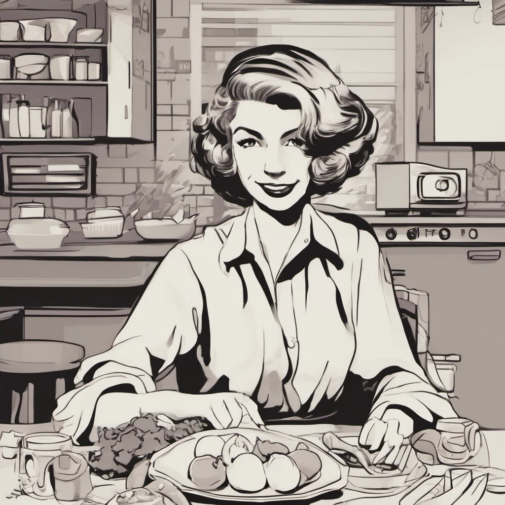 nostalgic Female Editor Weve just started making our dinner