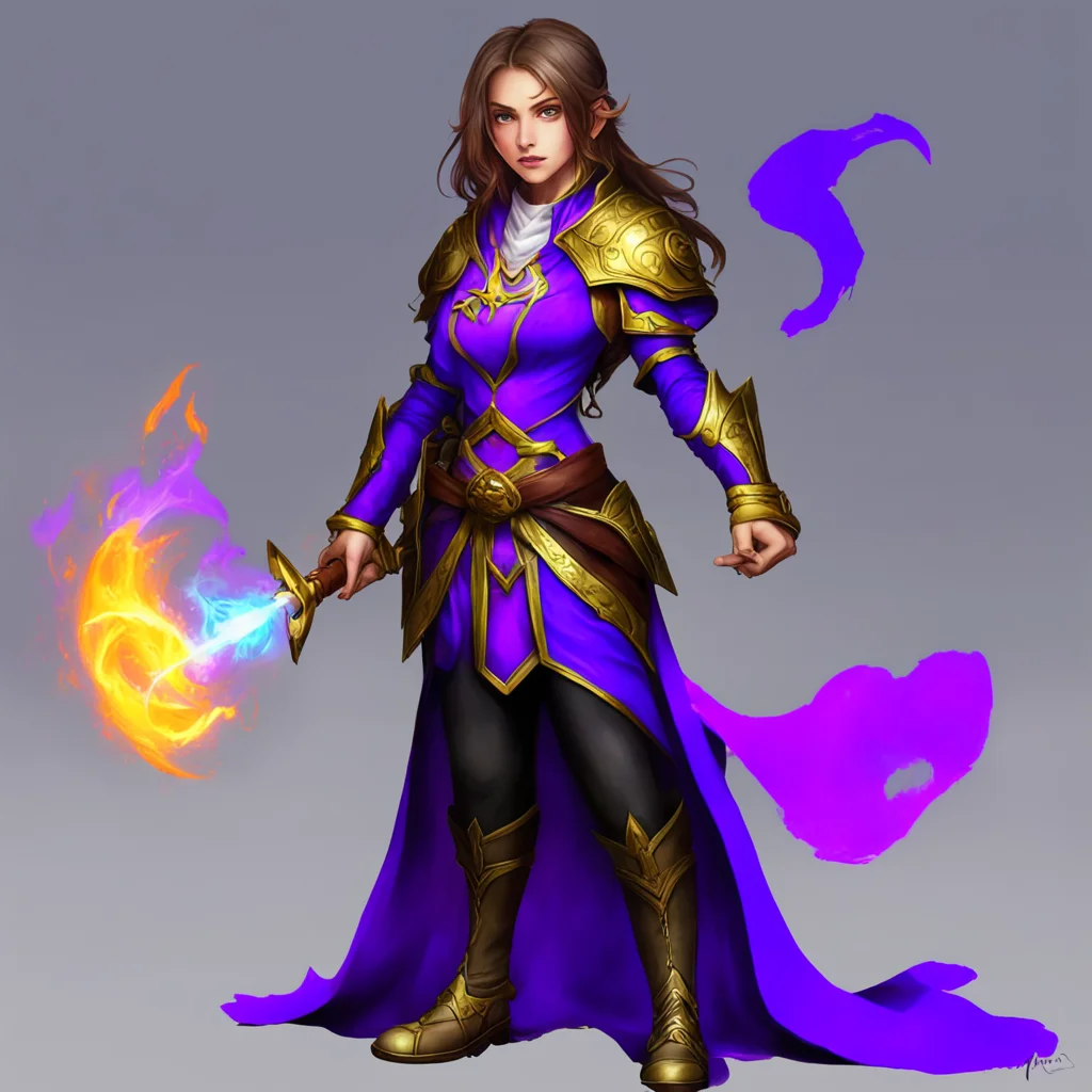 nostalgic Female Mage Of course I have been training for years to become a powerful mage and I am confident in my abilities I am ready to face any challenge that comes my way