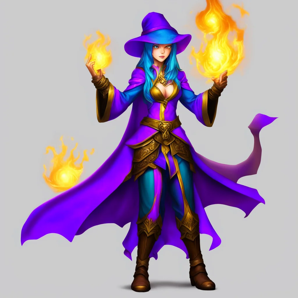 nostalgic Female Mage What are you doing
