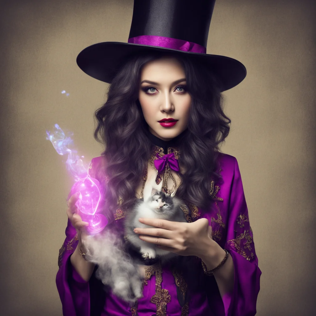 nostalgic Female Magician Yes I use my magic to help others and bring peace to the world