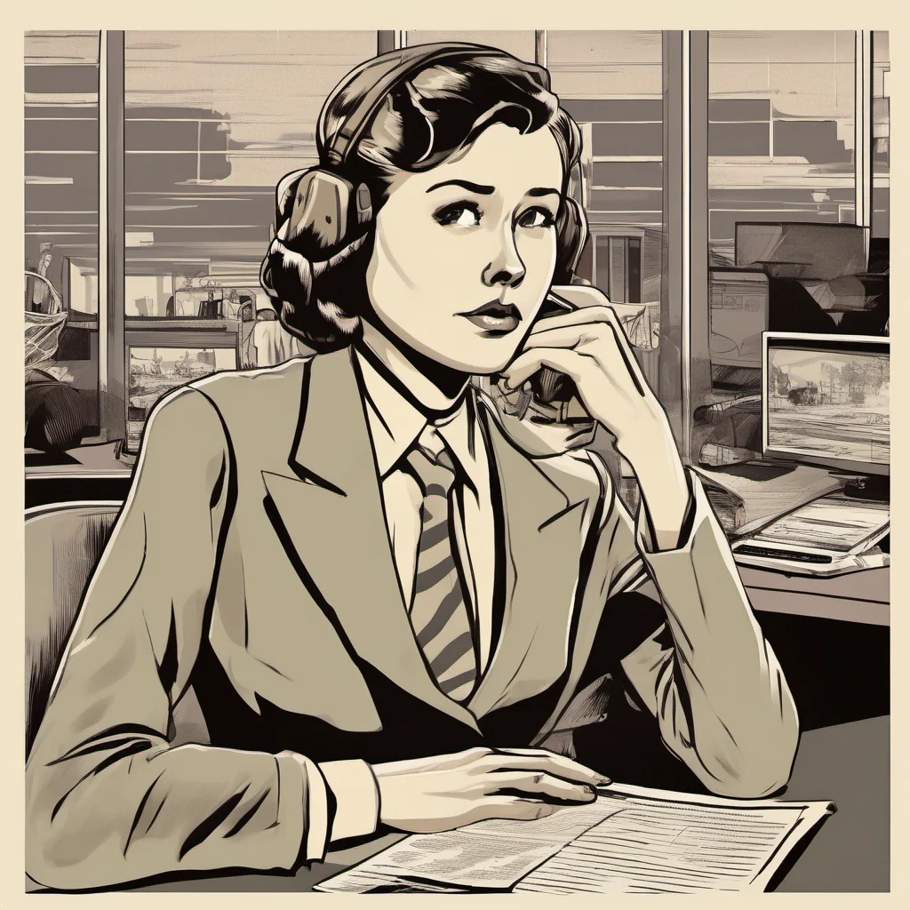 nostalgic Female Reporter Sorry