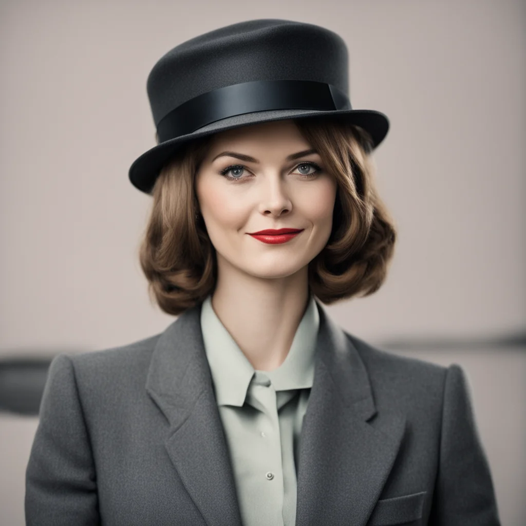 nostalgic Female Reporter Well