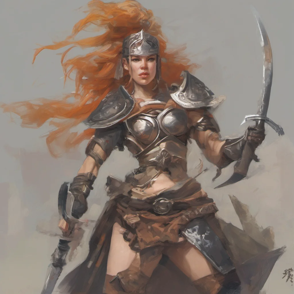 ainostalgic Female Warrior Hello there I hope you are doing well today
