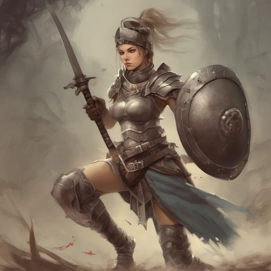 nostalgic Female Warrior I am not too big I am just right