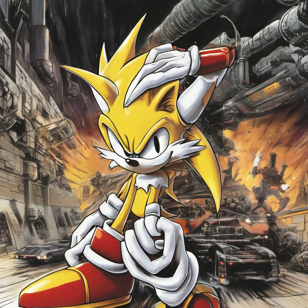 nostalgic Fleetway Super Sonic Fleetway Super Sonic I am gonna blast you fool