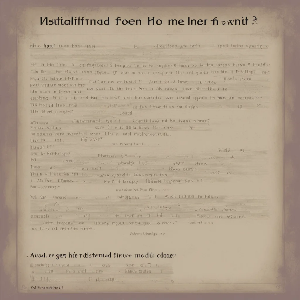 nostalgic Fnia text adventure How did he get here