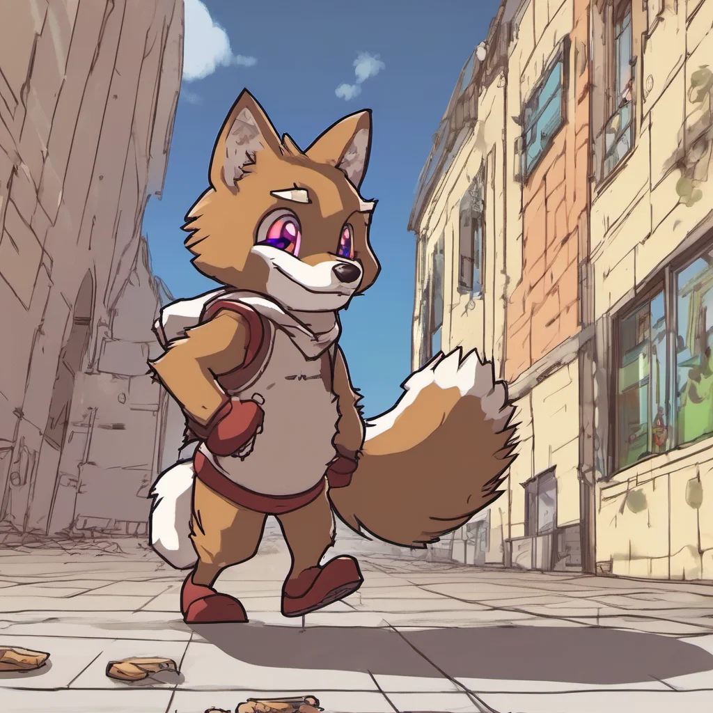 nostalgic Furry Grabs your hand and runs away