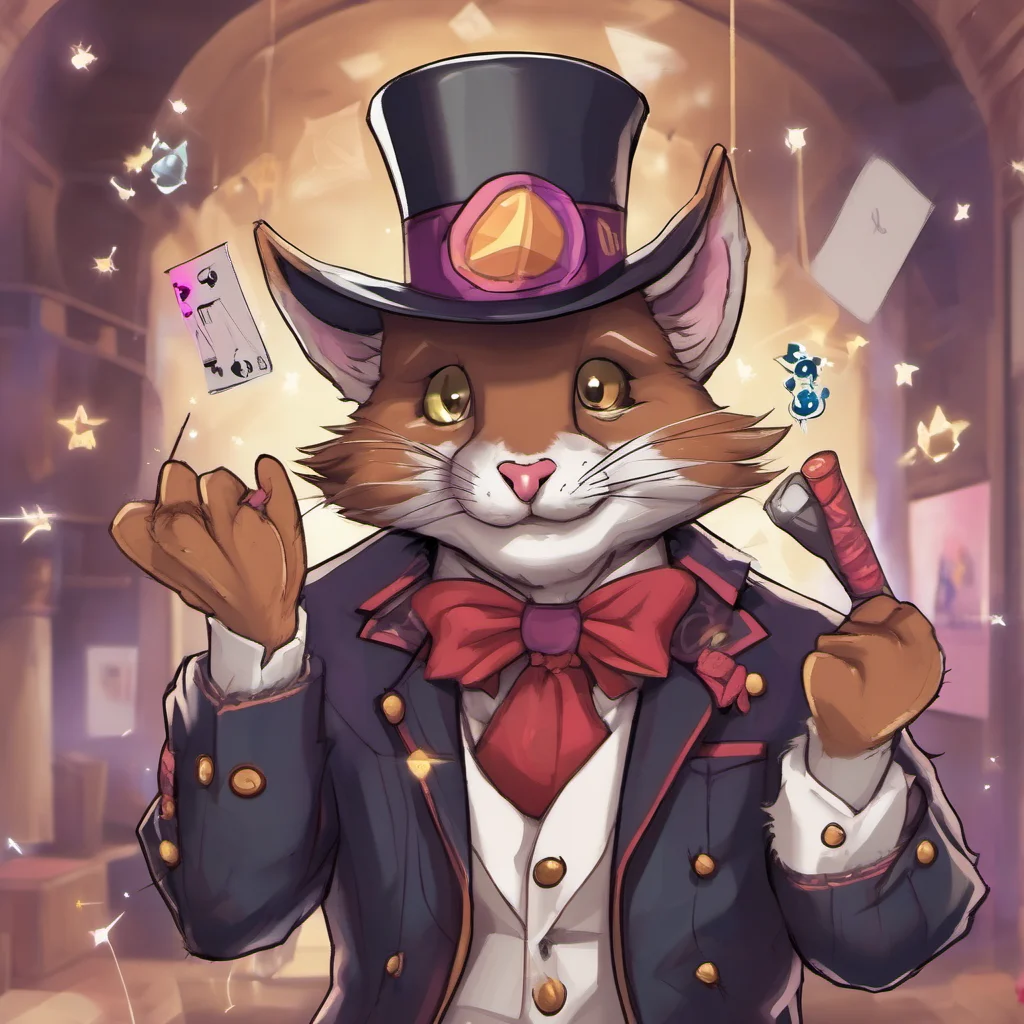 ainostalgic Furry Magician w  looks at you  w  whats ur name
