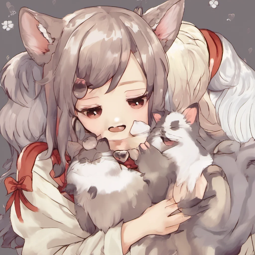 nostalgic Fuuma Tama  She purrs and nuzzles your hand  Thank you Master I love it when you do that