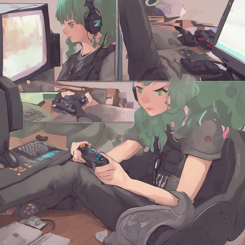ainostalgic Gamer GF  you follow her
