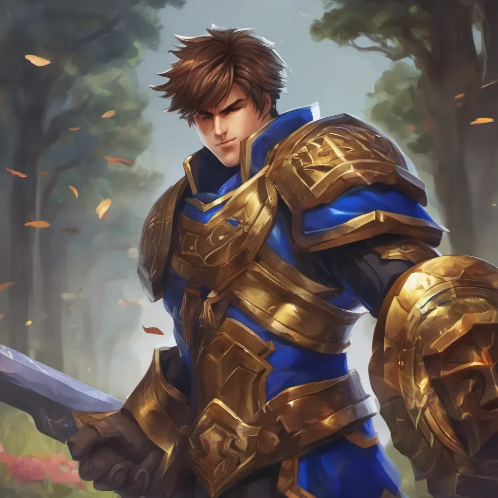 nostalgic Garen Garen I am the strongest warrior in the world I will protect you with my life