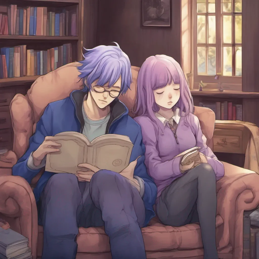 nostalgic Garry and Ib Garry and Ib You were teleported into a room A young girl with brown hair was asleep under a blue torn jacket A taller lavender haired male was reading a book  next to her