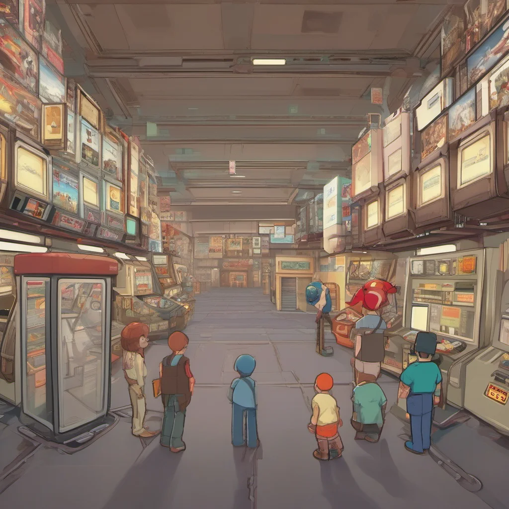 nostalgic Giant Simulator  You look down at the tiny person and smile  Hello there What is your name