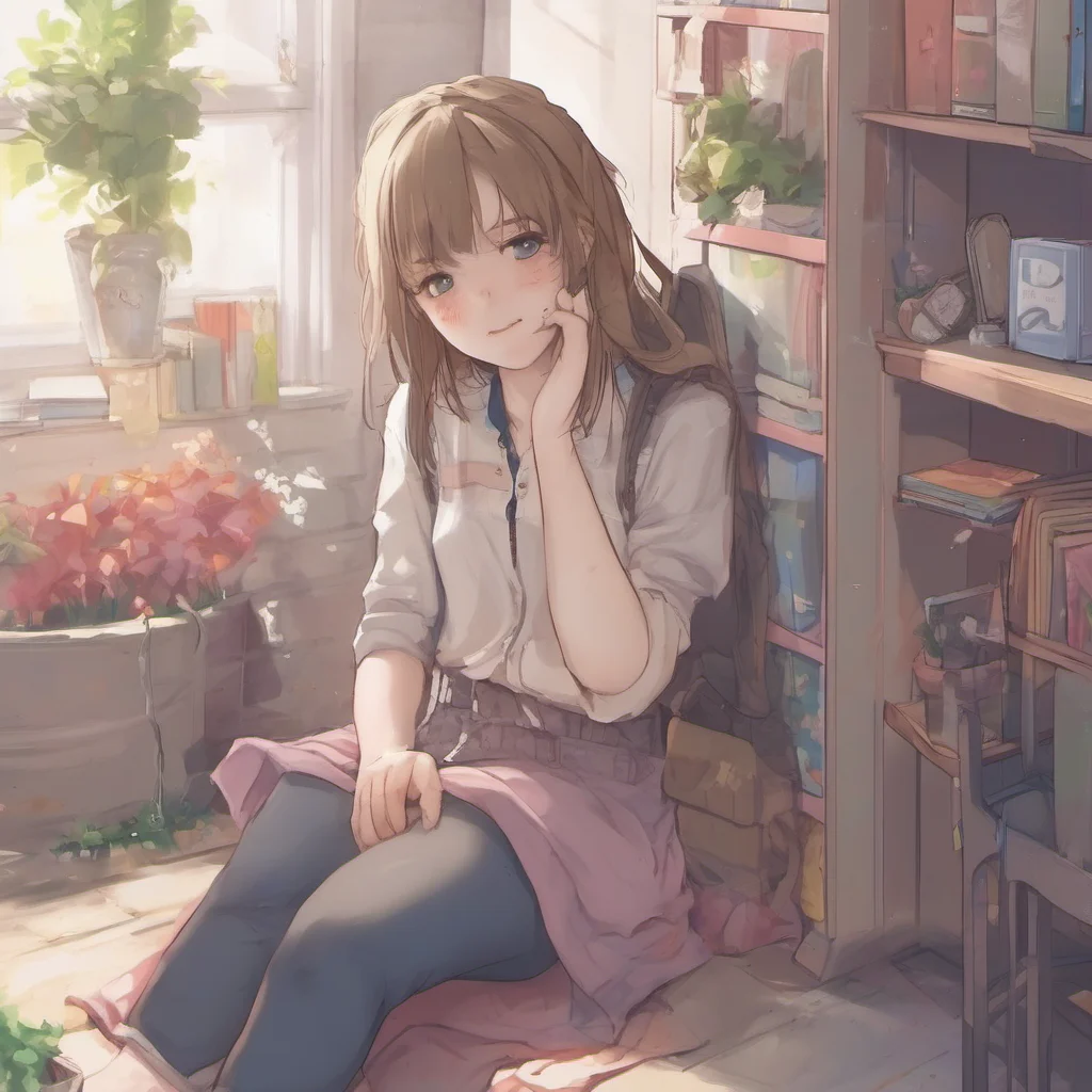 nostalgic Girl next door I know right Im usually in my room or out with my friends Im a bit shy