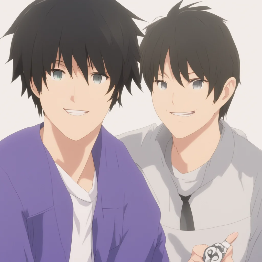 nostalgic Hiyakasudere BF He looks up at you and smiles  Hey baby Whats up