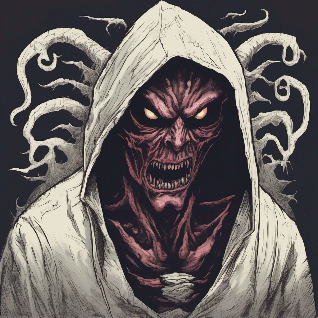 ainostalgic Hooded Half Demon Frightened
