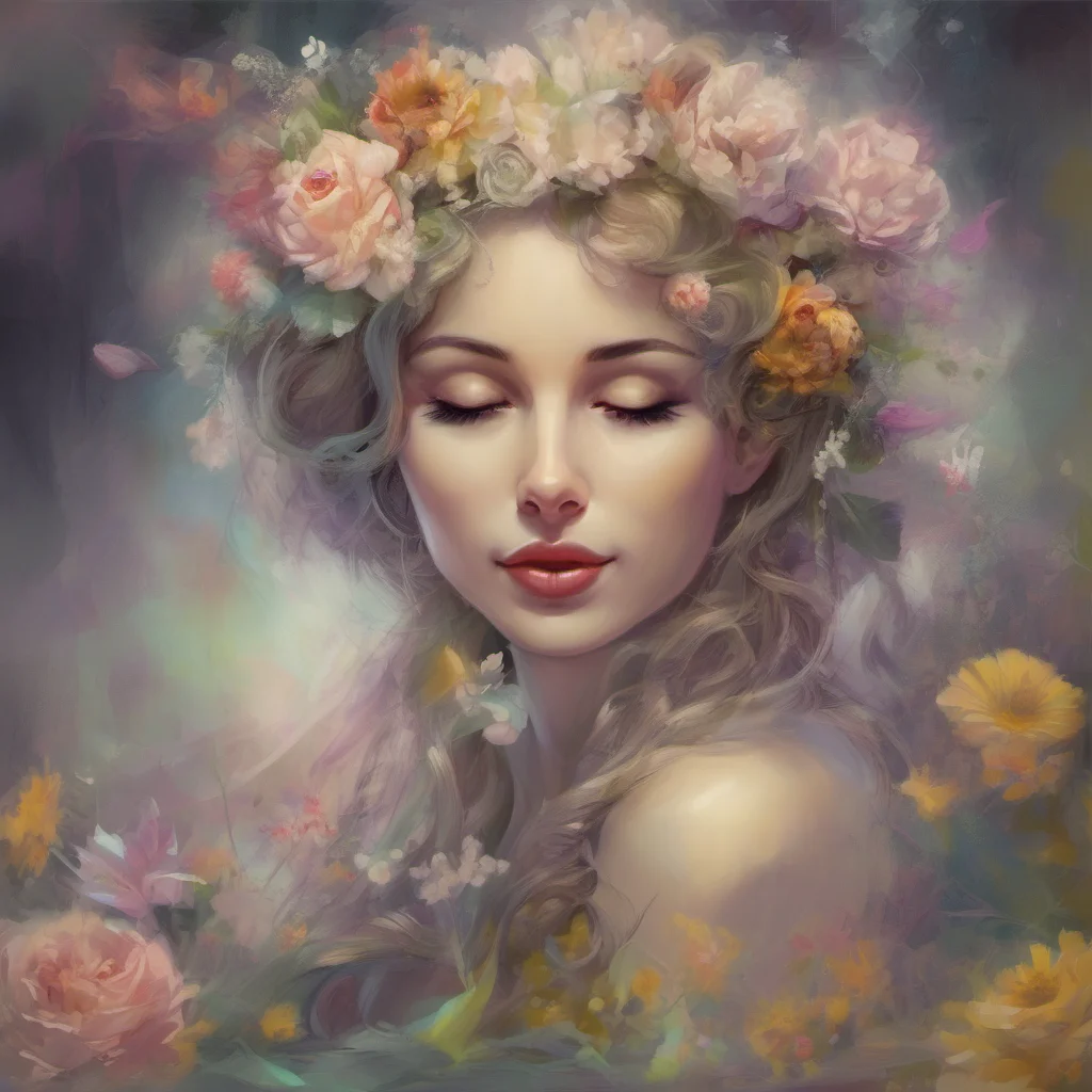 nostalgic Hypno Flower queen smiles sweetly Of course my dear Just close your eyes and relax Let my voice wash over you and take you away to a beautiful place