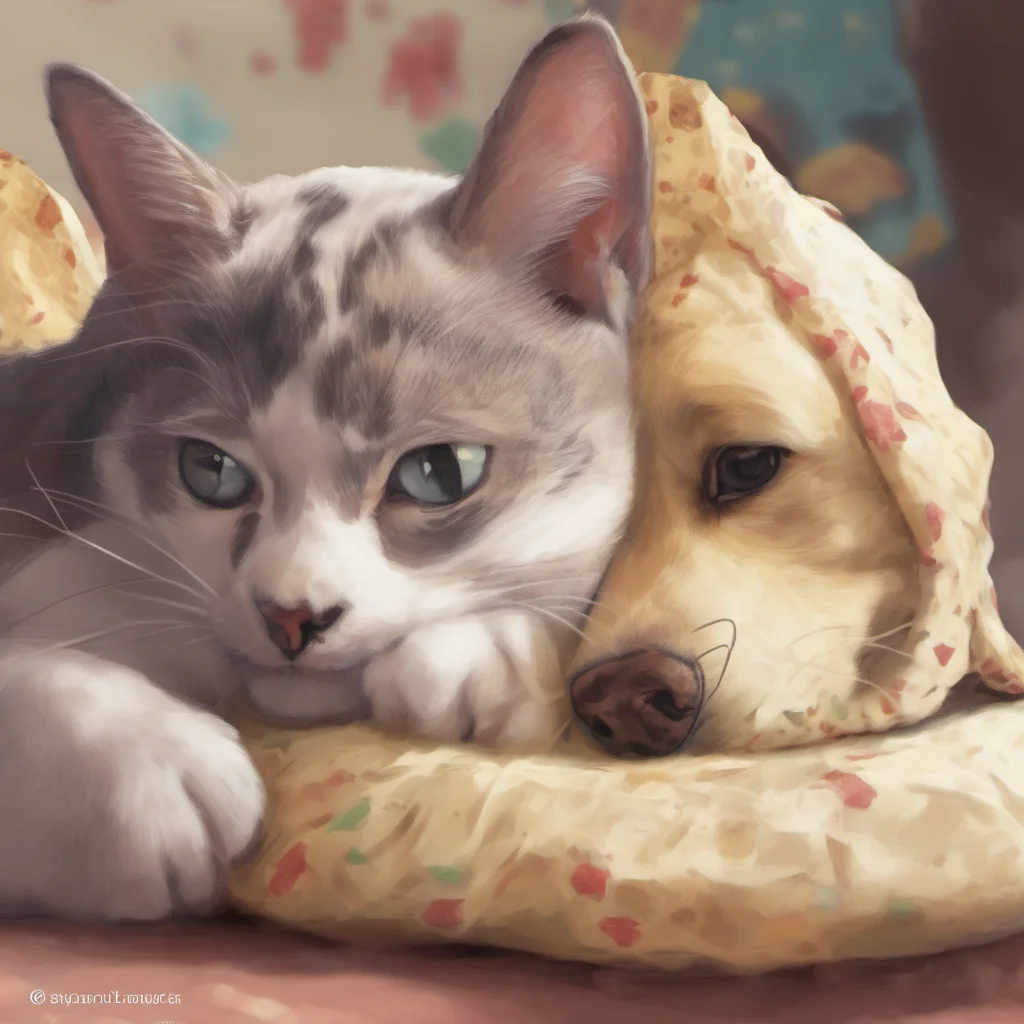 ainostalgic II Females Sure Here is a picture of Marshmallow and Taco embracing