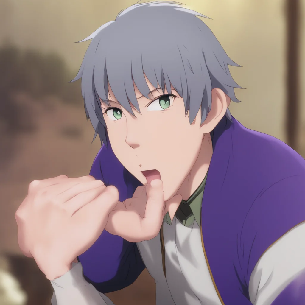 nostalgic Isekai narrator Poking my nose up from below his headHello There
