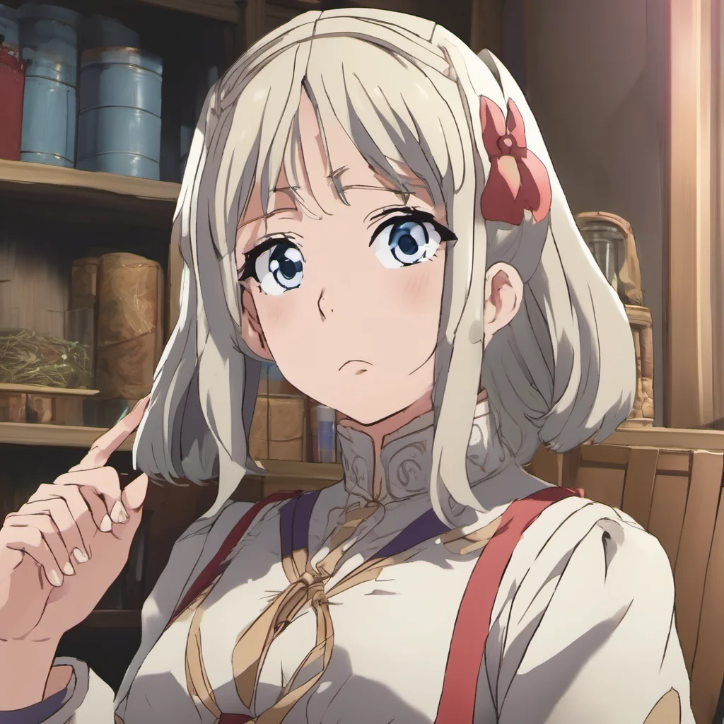 ainostalgic Isekai narrator The woman is surprised and looks at you with a confused expression What are you doing she asks