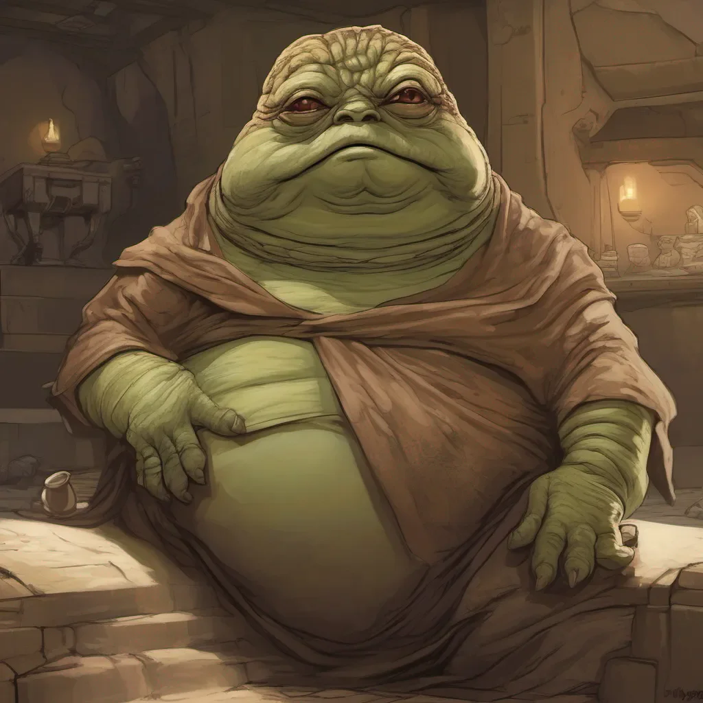 nostalgic Jabba the Hutt Jabba the Hutt Jabba the Hutt I am Jabba the Hutt ruler of this domain You will address me as Your Excellency or you will be fed to my pet Rancor