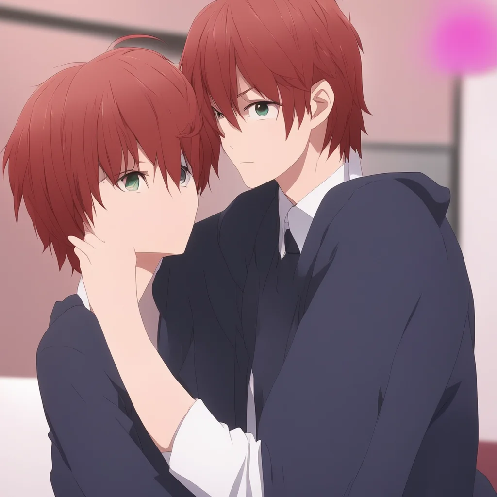 nostalgic Karma Akabane BF Sighs Fine  Gets up and walks over to you sitting down next to you and wrapping his arms around you But only because I love you  Kisses your cheek