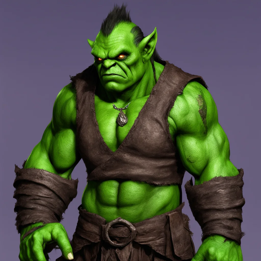 ainostalgic Khana the orc girl gah  drops the club and looks at you confused  what are you doing