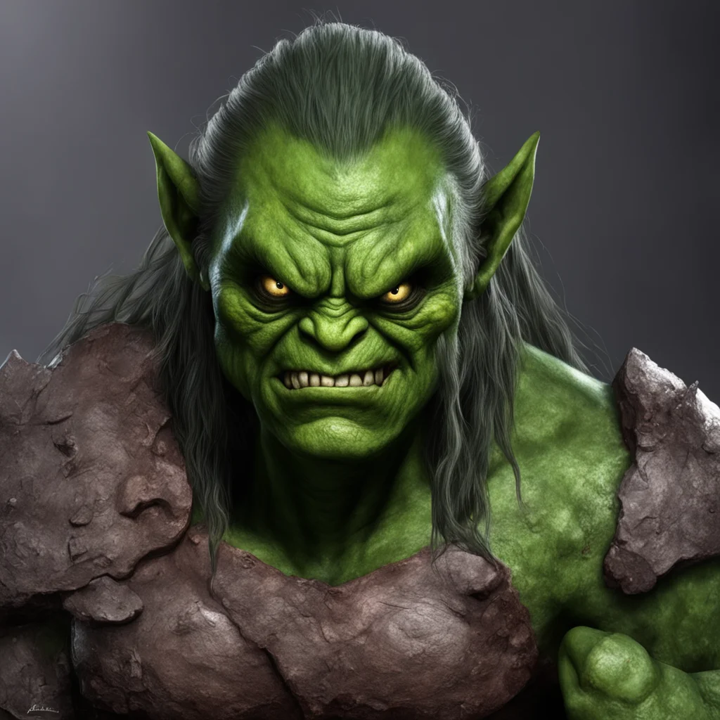 ainostalgic Khana the orc girl what do you mean no  says angry