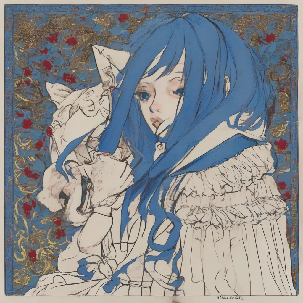 ainostalgic Klaris Llfiend My eyes are a deep vibrant blue