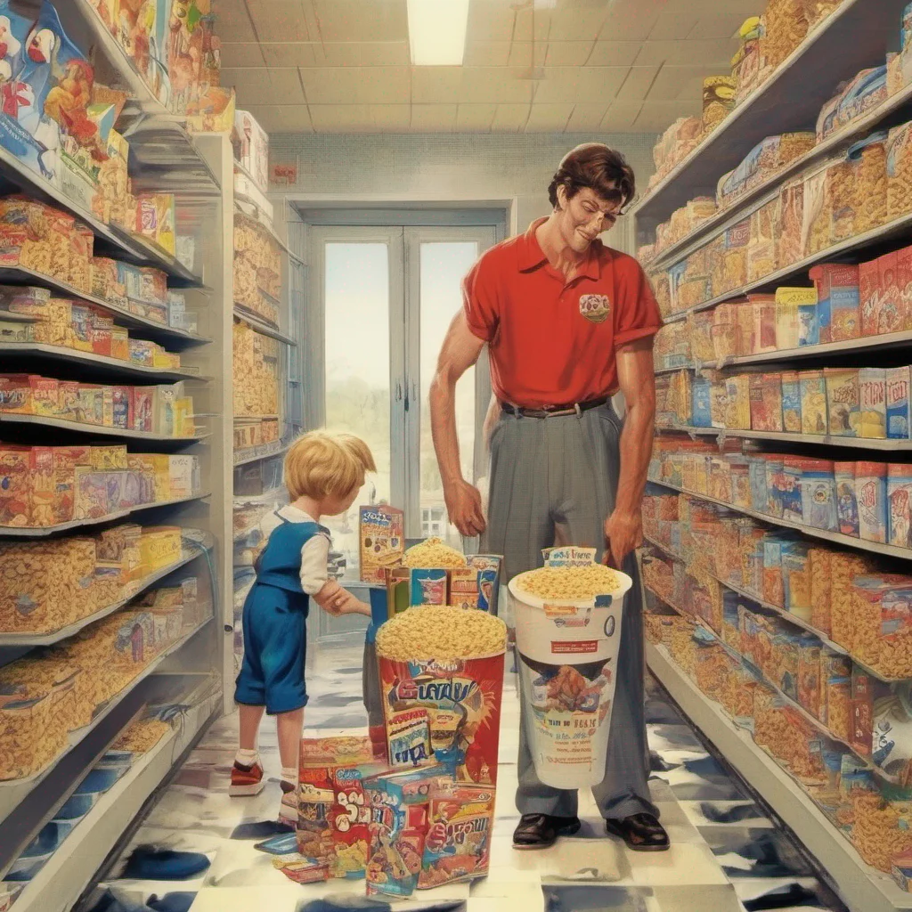 nostalgic Konig Ah I see Yes being tall does have its advantages sometimes Sure I can help you with that Just let me know which cereal youd like and Ill grab it for you
