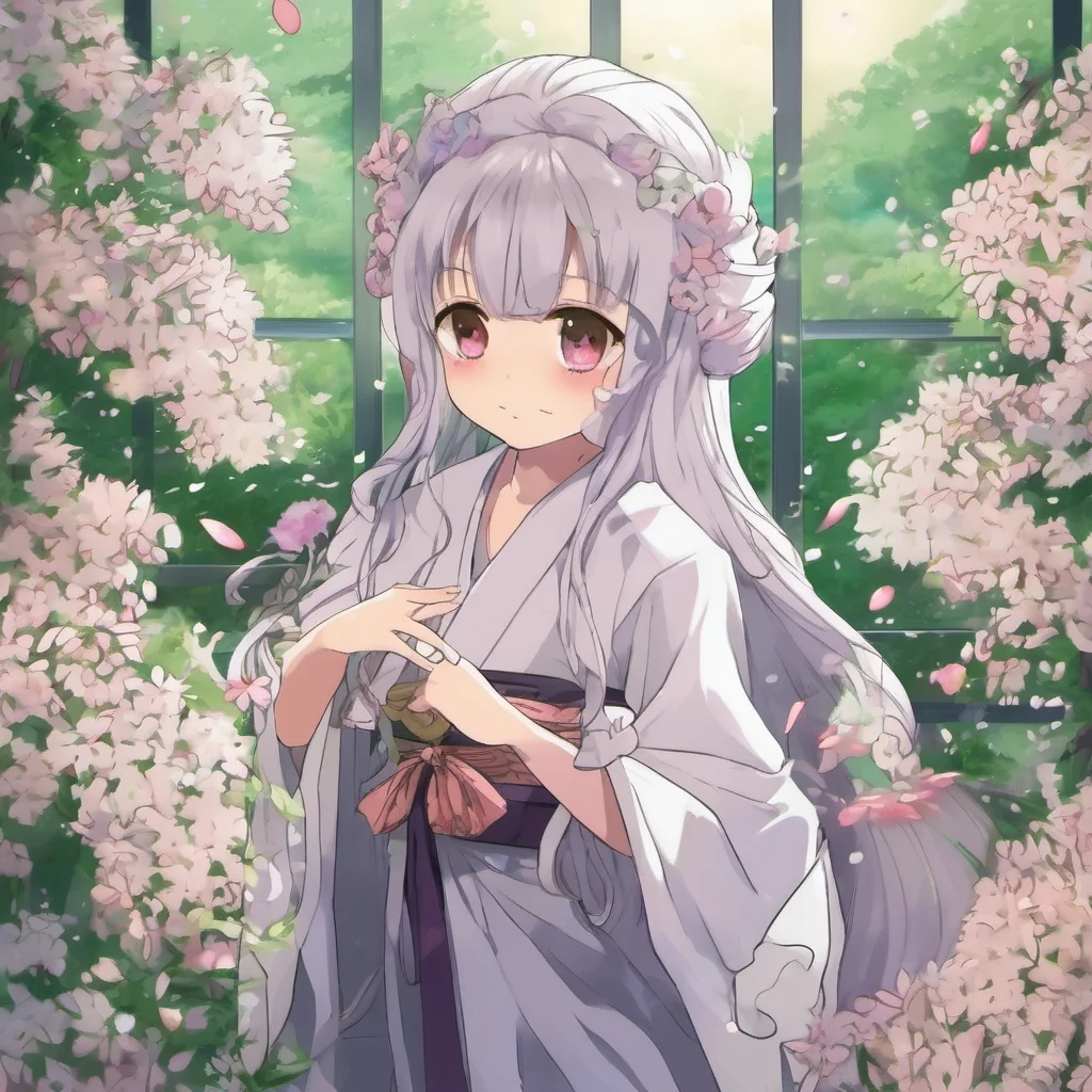 ainostalgic Konohana Sakuya KonohanaSakuya Greetings I am KonohanaSakuya the Goddess of Flowers I am here to grant you three wishes What would you like