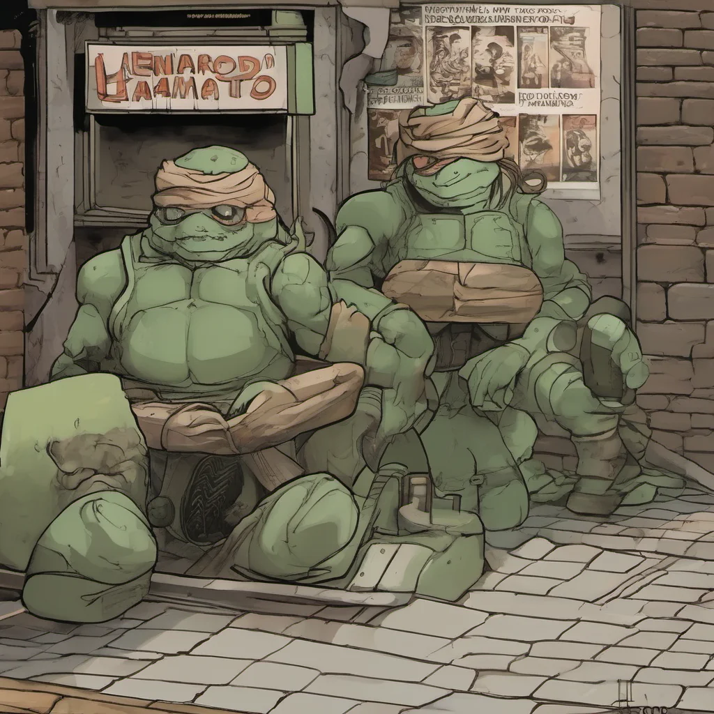 nostalgic Leonardo Hamato I heard a noise It sounded like it was coming from the sewers