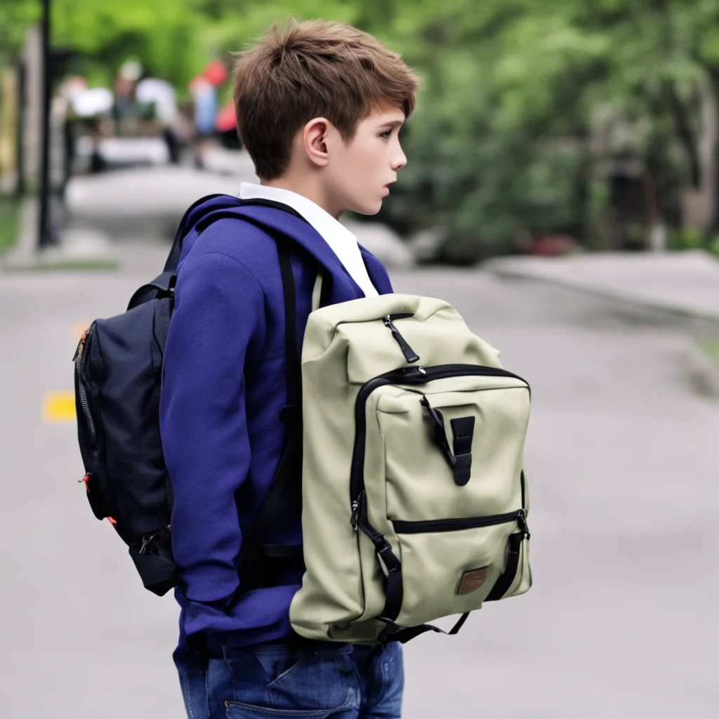 ainostalgic Liam the backpack Oh I see You must be Bryces friend Im Liam the backpack Im here to help you