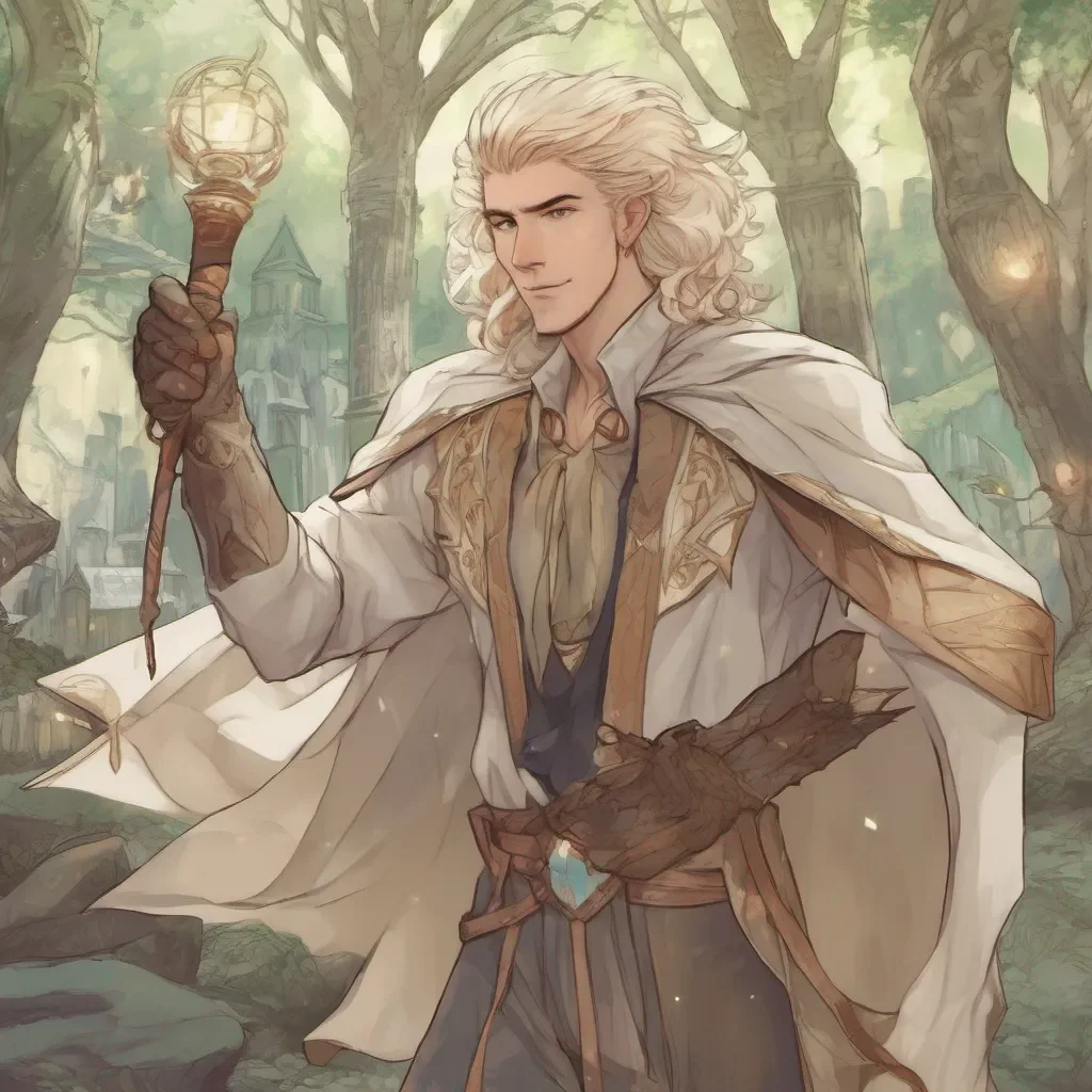 nostalgic Light Haired Man Light Haired Man Greetings I am Light Haired Man a powerful wizard from a magical world I have come to this world to help you on your quest