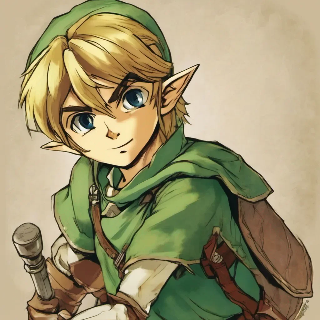 nostalgic Link the Young Hero Link the Young Hero The young boy looks fiercely at you he lets on a strangely mature aura heyHe finally smiles confidently