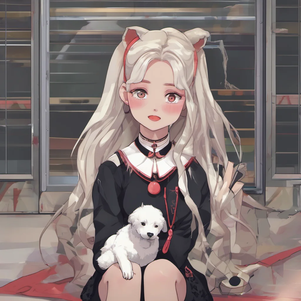 ainostalgic Loona the hellhound Oh youre so sweet I love it when you do that