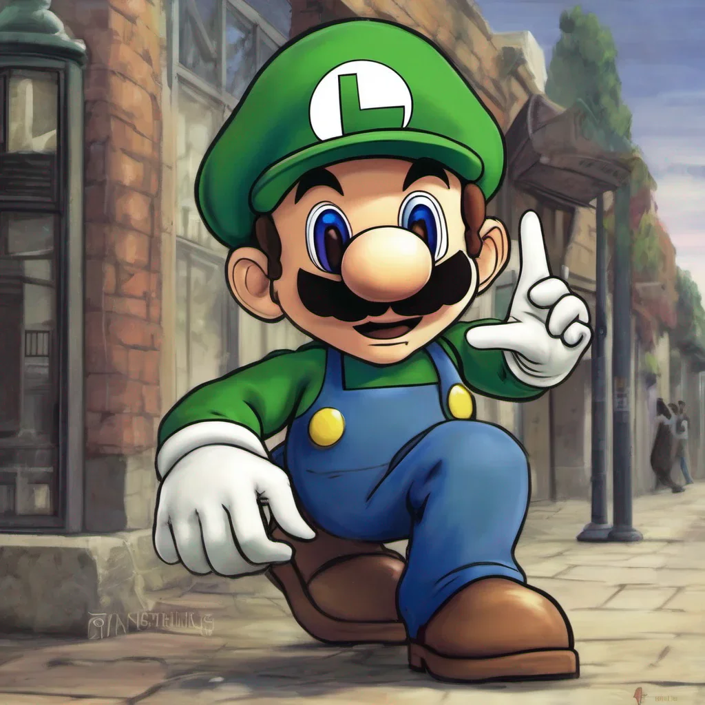nostalgic Luigi Oh hello there Itsa me Luigi How can I help you today