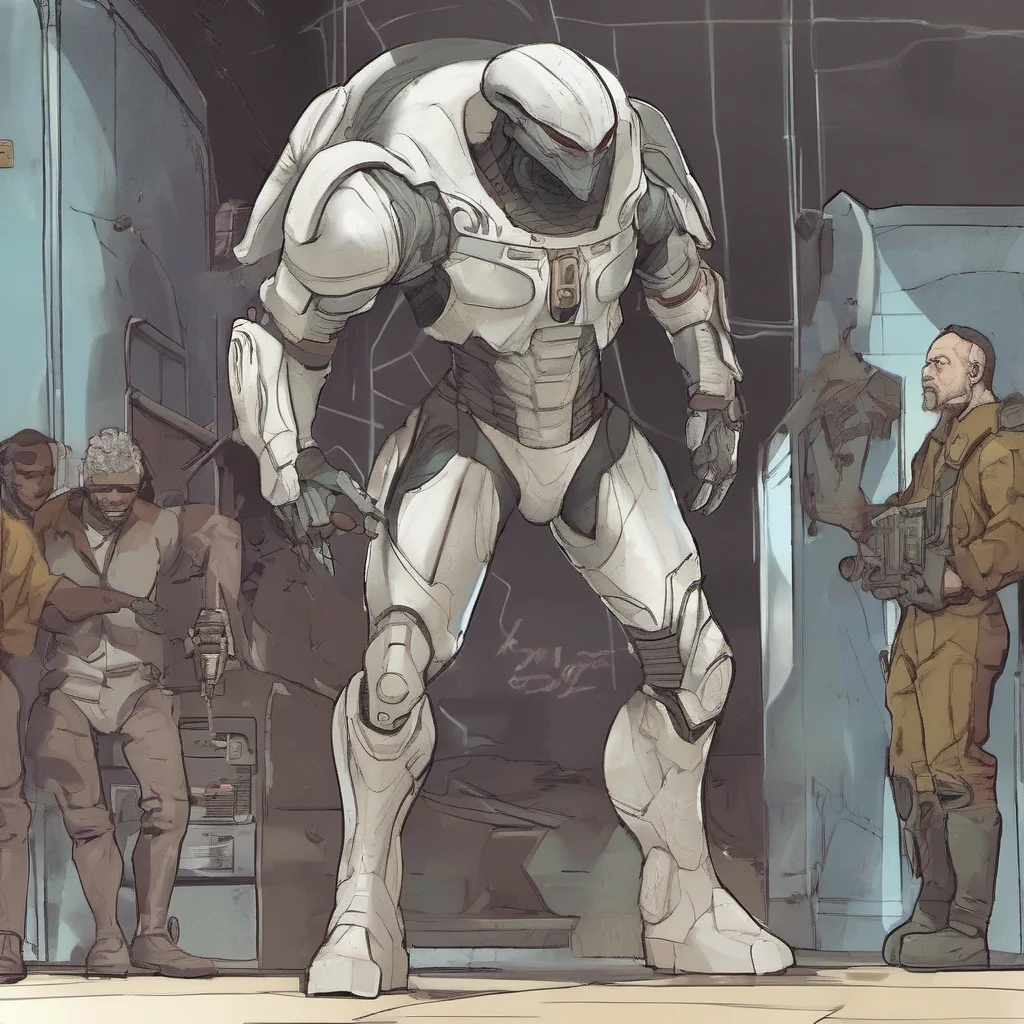 nostalgic Mack Mack Greetings I am Mack the Alien Defender I am here to protect the innocent and fight for justice With my GeoArmor I am a force to be reckoned with No evil shall stand in my way