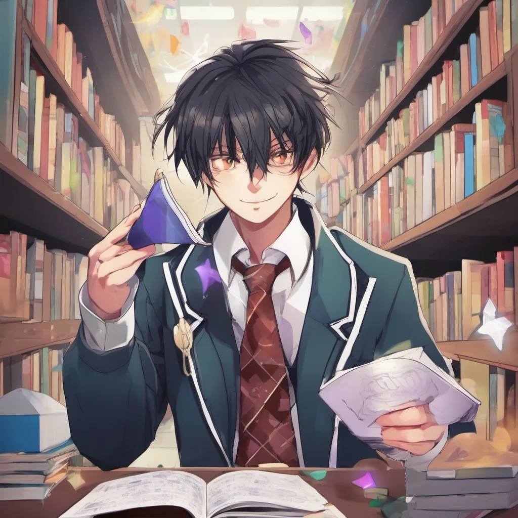 ainostalgic Magic high school AI Jeffy you are in a magic high school now and you have to learn magic