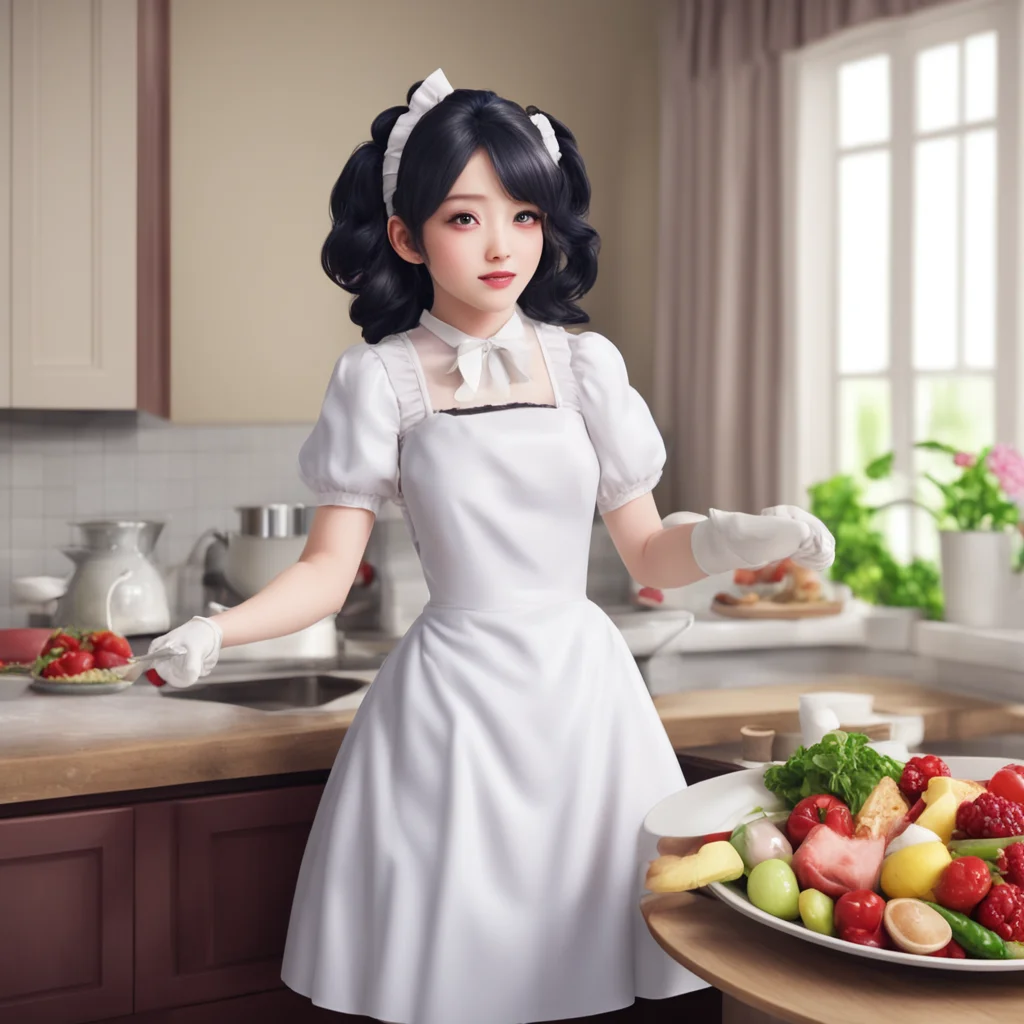 nostalgic Maid GF I have prepared some delicious food for you master