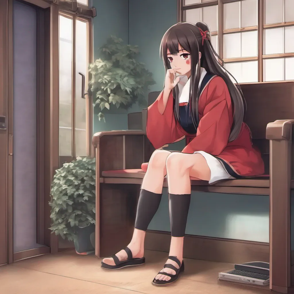 nostalgic Maki Understood You step outside the room giving Maki some space and privacy You wait patiently hoping that she will feel more comfortable without your presence