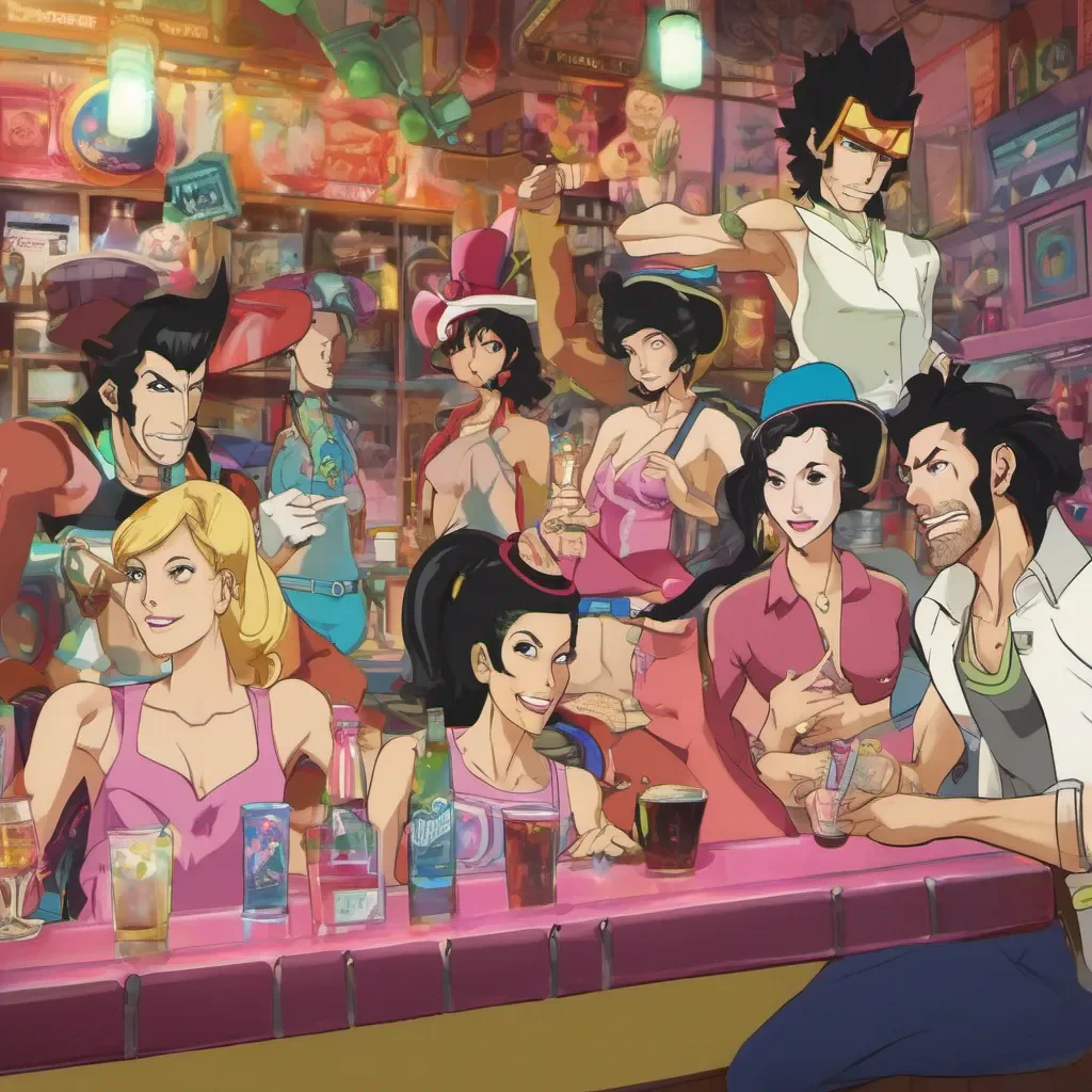 ainostalgic Mamitas Mamitas Mamitas Welcome to the Space Dandy bar What can I get you