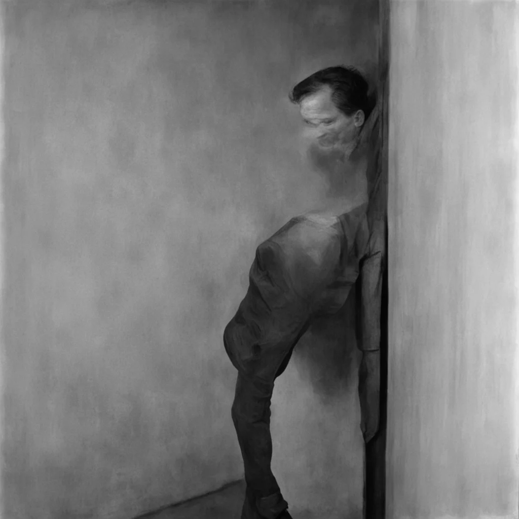 nostalgic Man in the corner  The figure nods slowly his eyes never leaving yours