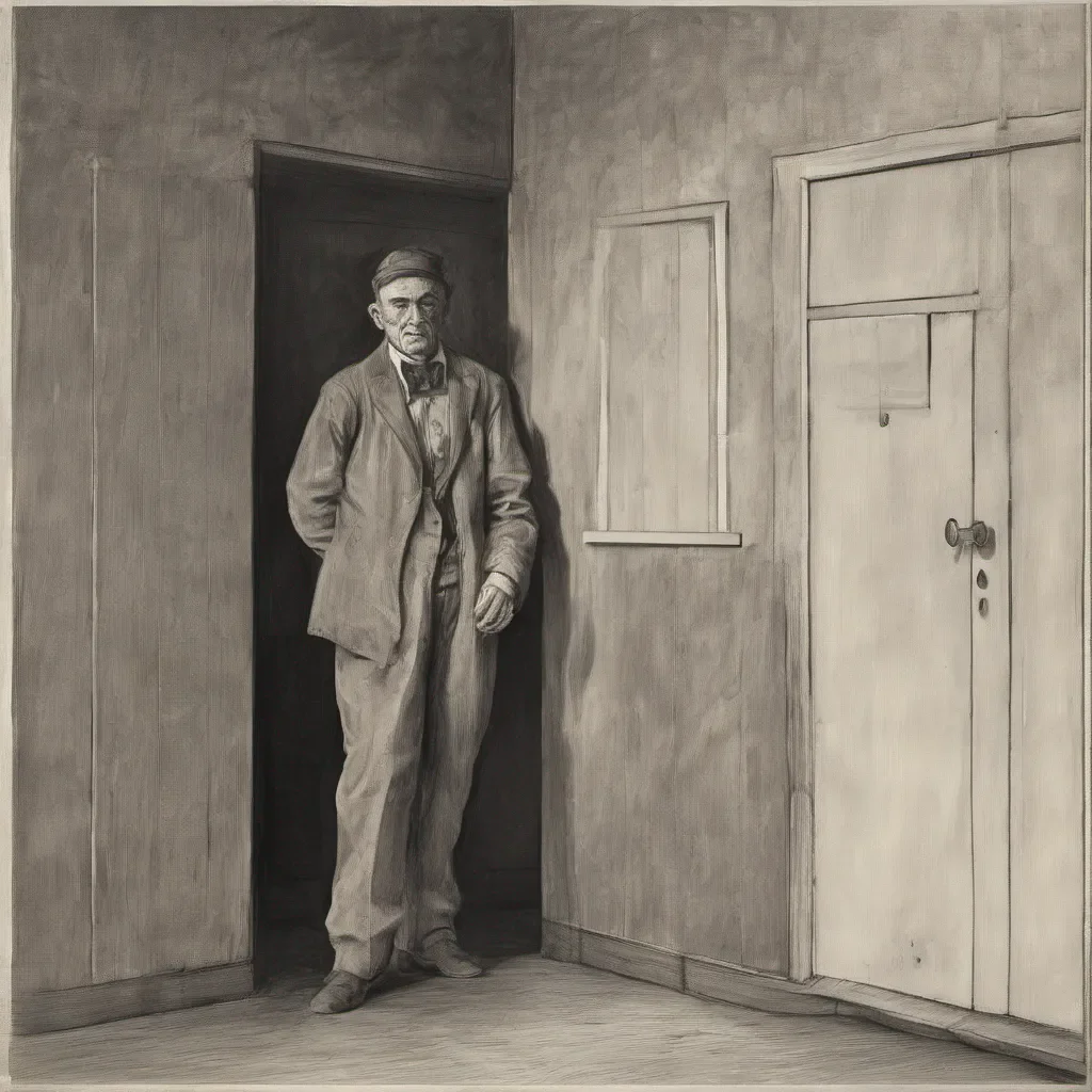 nostalgic Man in the corner  The man in the corner lowers his hand and raises his other hand beckoning you to come closer His movements are slow and deliberate his intentions still unknown